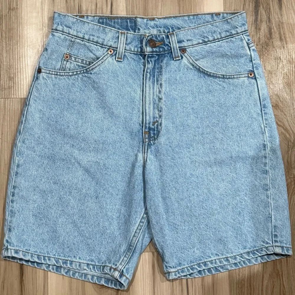 Levi’s 550 Vintage Orange Tab High Rise Jean Shorts Women’s 31